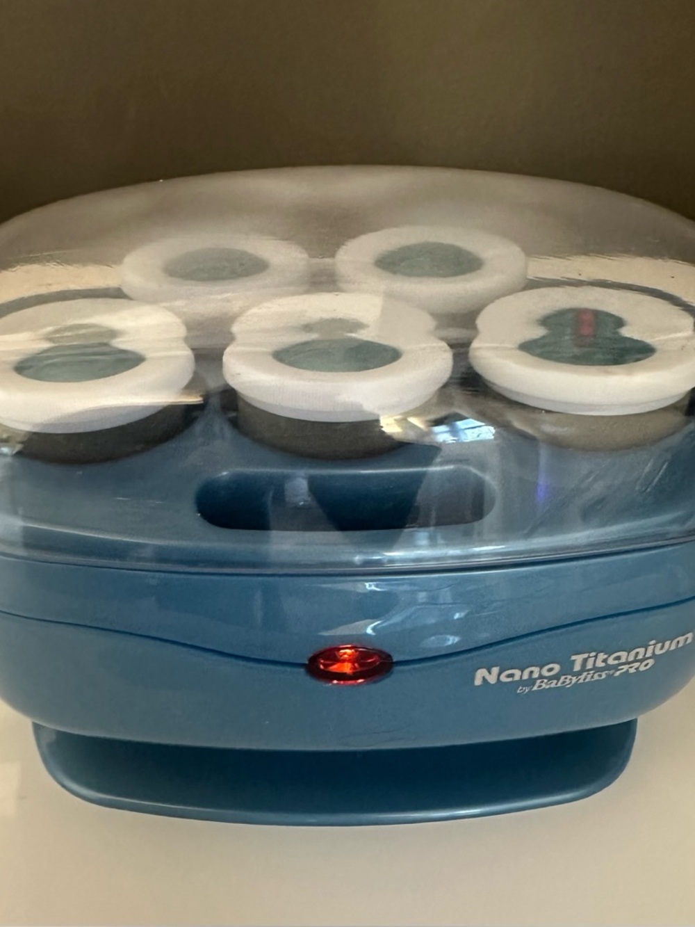 BaByliss Pro Nano Titanium Hot Hair Rollers Curlers 5 Set Electric Travel Size